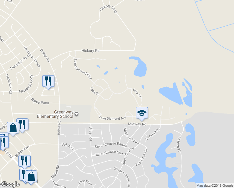 map of restaurants, bars, coffee shops, grocery stores, and more near 366 Lake Drive in Ocala