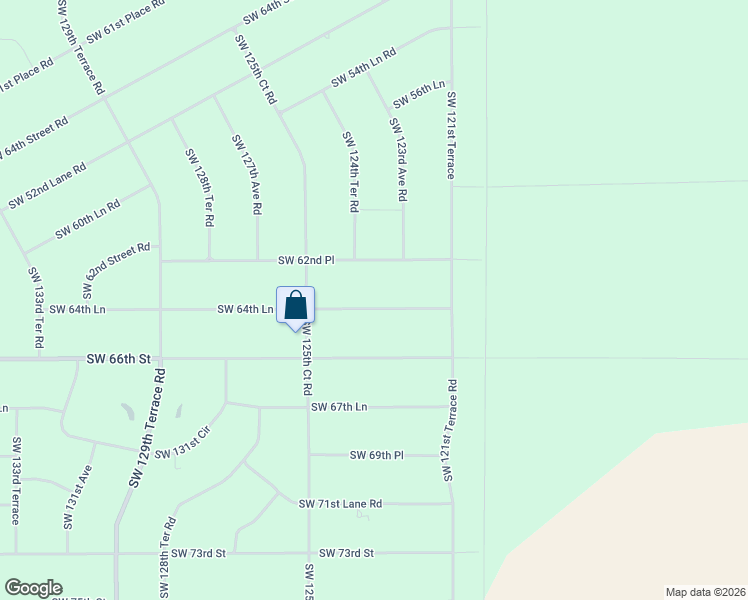 map of restaurants, bars, coffee shops, grocery stores, and more near 12297 Southwest 64th Lane in Ocala