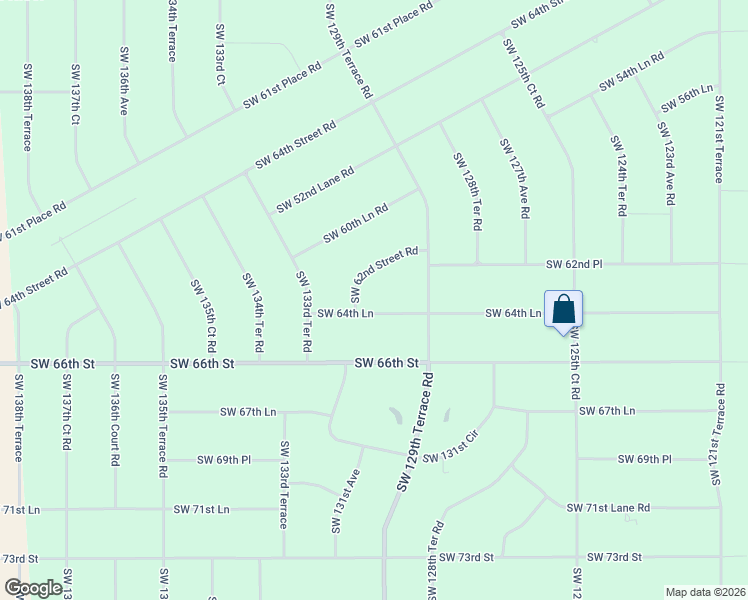 map of restaurants, bars, coffee shops, grocery stores, and more near 13025 Southwest 64th Lane in Ocala