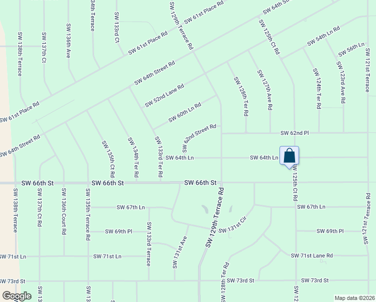 map of restaurants, bars, coffee shops, grocery stores, and more near 13025 Southwest 64th Lane in Ocala