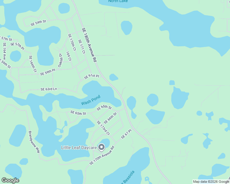 map of restaurants, bars, coffee shops, grocery stores, and more near 6378 Southeast 180th Avenue Road in Ocklawaha