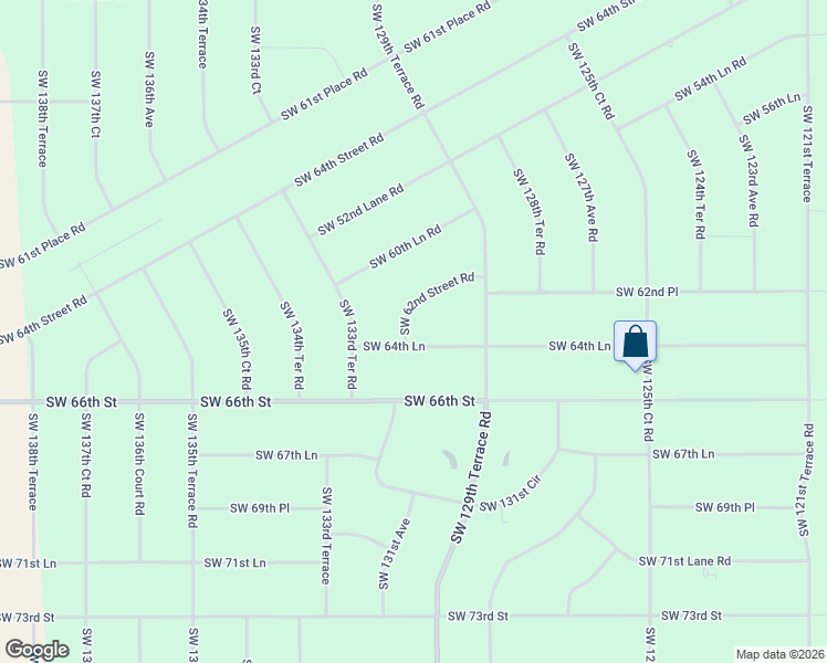 map of restaurants, bars, coffee shops, grocery stores, and more near 13025 Southwest 64th Lane in Ocala