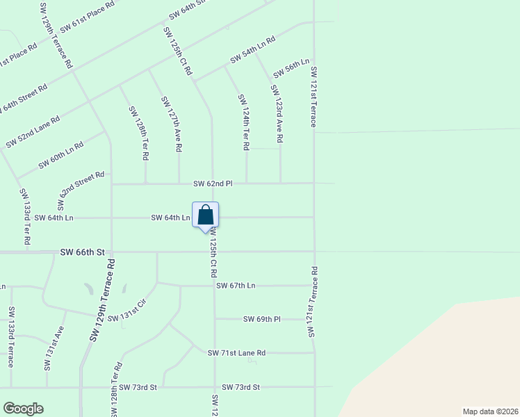 map of restaurants, bars, coffee shops, grocery stores, and more near 12297 Southwest 64th Lane in Ocala