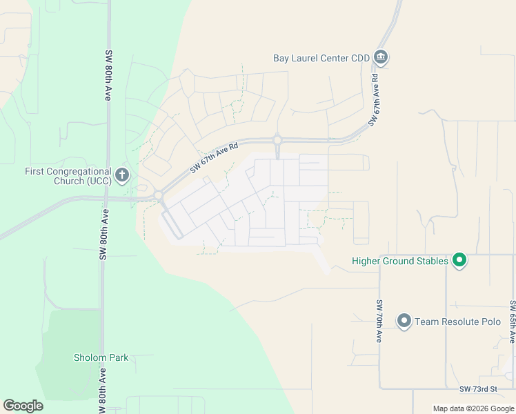 map of restaurants, bars, coffee shops, grocery stores, and more near 7048 Southwest 70th Avenue in Ocala