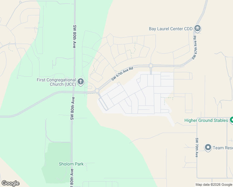 map of restaurants, bars, coffee shops, grocery stores, and more near 6587 Southwest 80th Avenue in Ocala