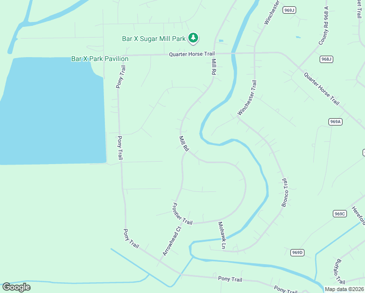 map of restaurants, bars, coffee shops, grocery stores, and more near 1056 Mill Road in Angleton