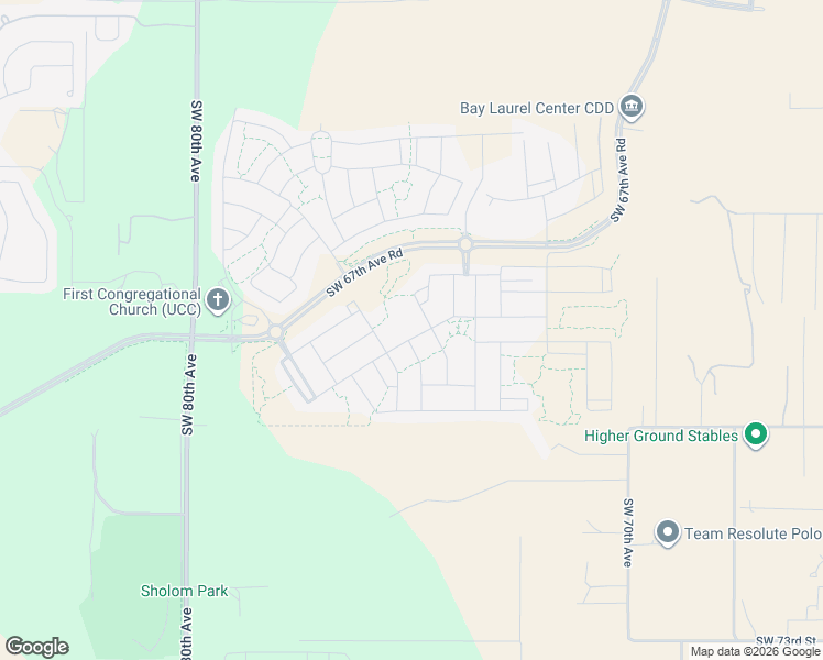 map of restaurants, bars, coffee shops, grocery stores, and more near 6532 Southwest 80th Avenue in Ocala