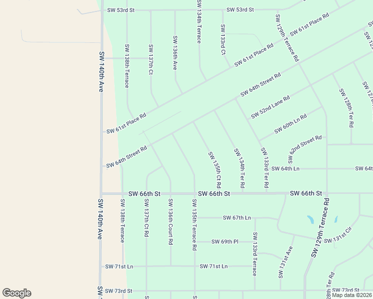 map of restaurants, bars, coffee shops, grocery stores, and more near 6311 Southwest 135th Terrace Road in Ocala