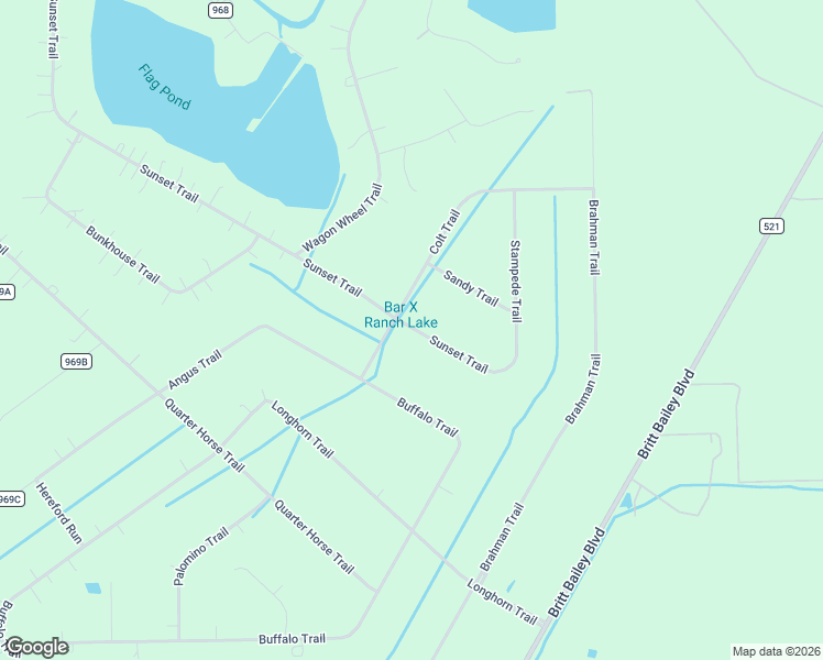 map of restaurants, bars, coffee shops, grocery stores, and more near 447 Sunset Trail in Angleton