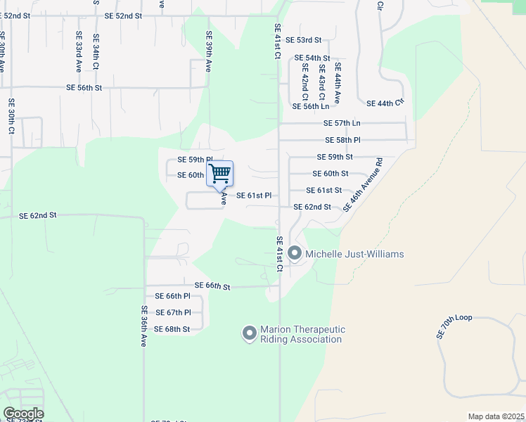 map of restaurants, bars, coffee shops, grocery stores, and more near 4054 Southeast 61st Place in Ocala