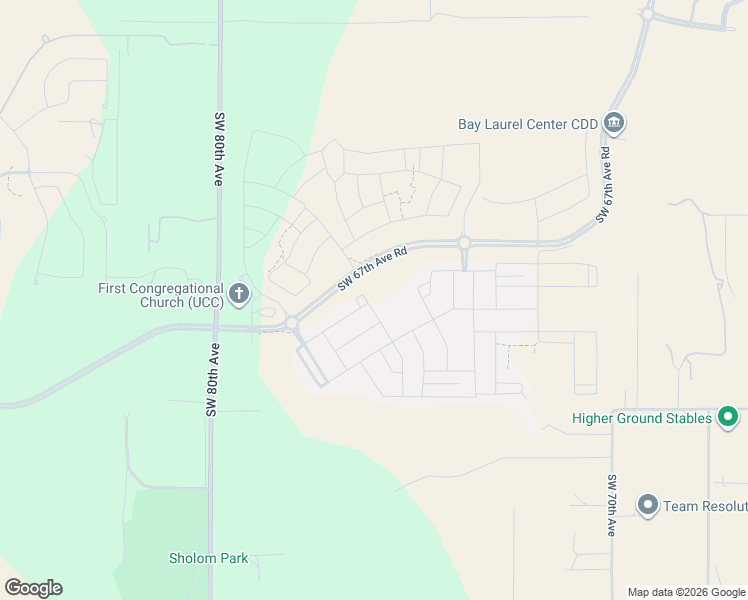 map of restaurants, bars, coffee shops, grocery stores, and more near 5909-6175 Southwest 80th Avenue in Ocala