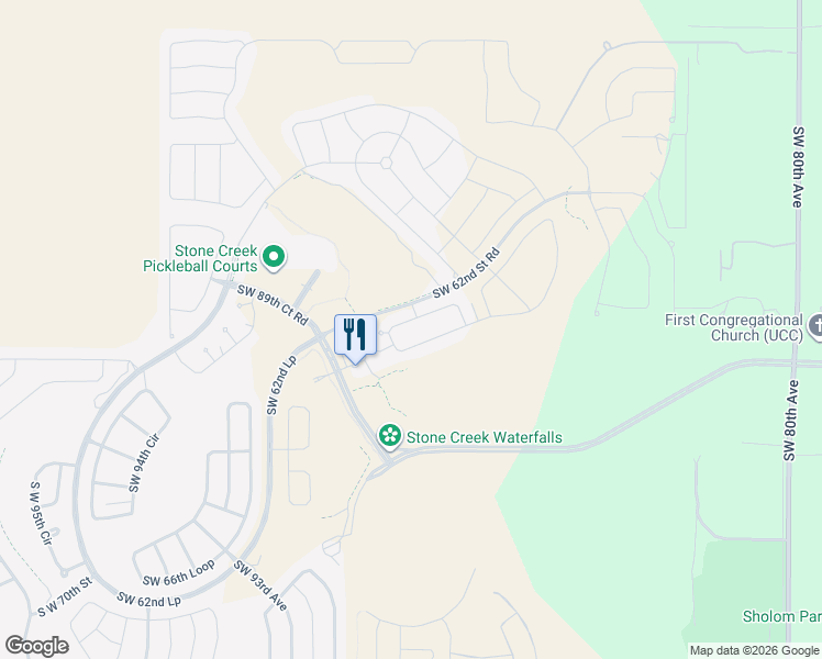 map of restaurants, bars, coffee shops, grocery stores, and more near 9670 South West 62nd Loop in Ocala