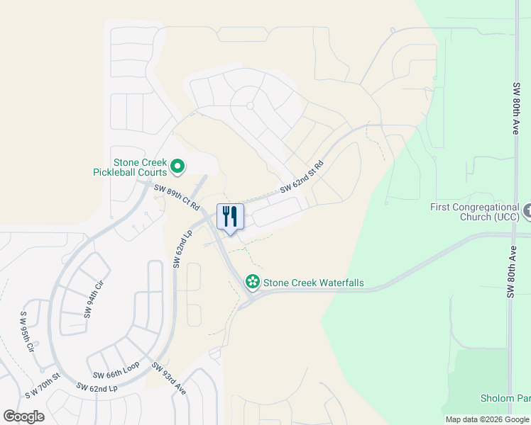 map of restaurants, bars, coffee shops, grocery stores, and more near 9670 South West 62nd Loop in Ocala