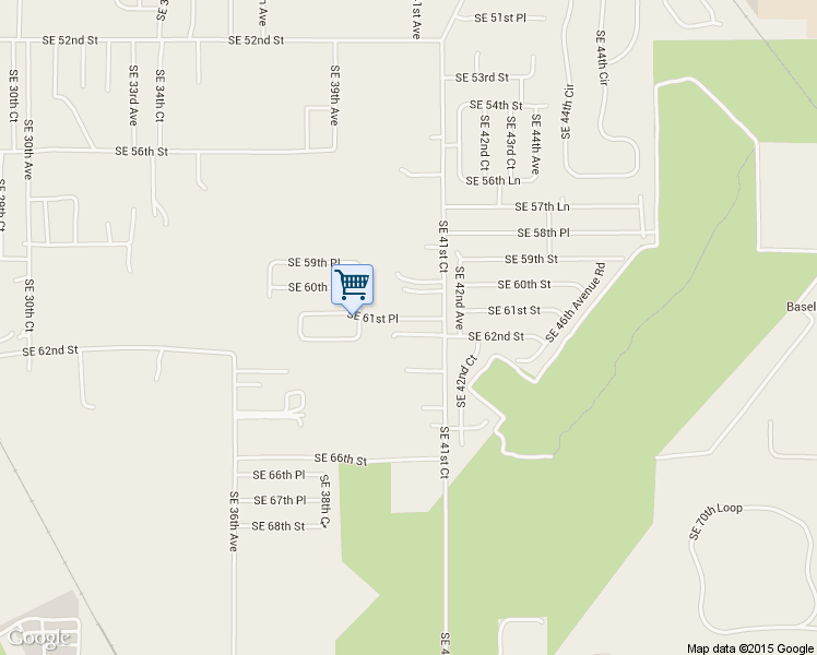 map of restaurants, bars, coffee shops, grocery stores, and more near 4054 Southeast 61st Place in Ocala