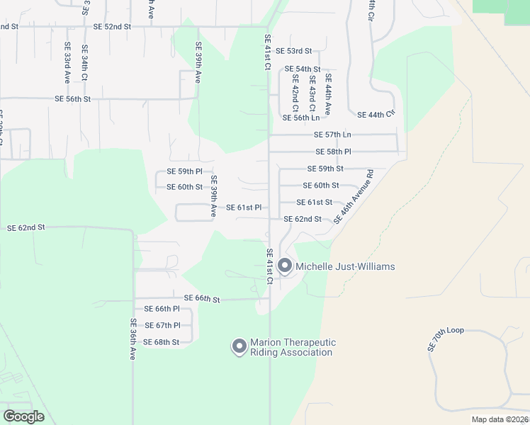 map of restaurants, bars, coffee shops, grocery stores, and more near 4130 Southeast 61st Place in Ocala