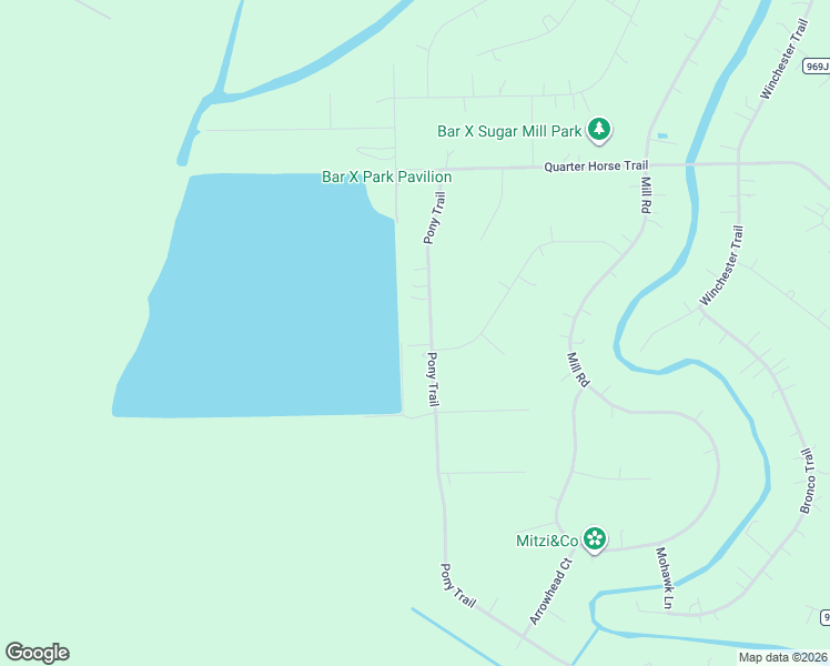 map of restaurants, bars, coffee shops, grocery stores, and more near 220 Pony Trail in Angleton