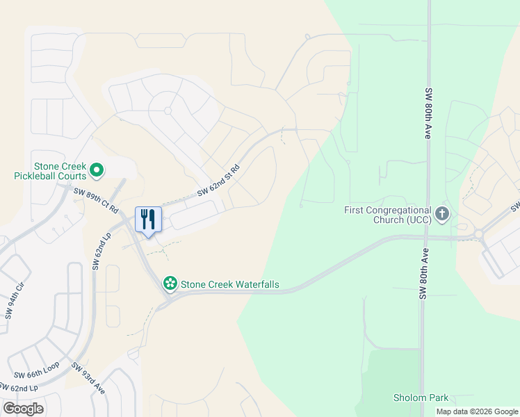 map of restaurants, bars, coffee shops, grocery stores, and more near Unnamed Road in Ocala