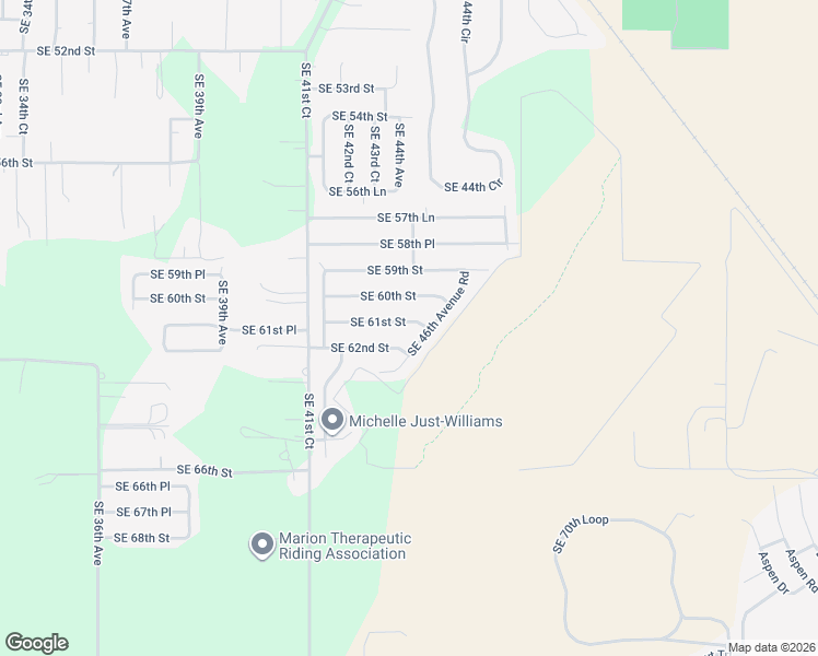 map of restaurants, bars, coffee shops, grocery stores, and more near 4540 Southeast 61st Street in Ocala