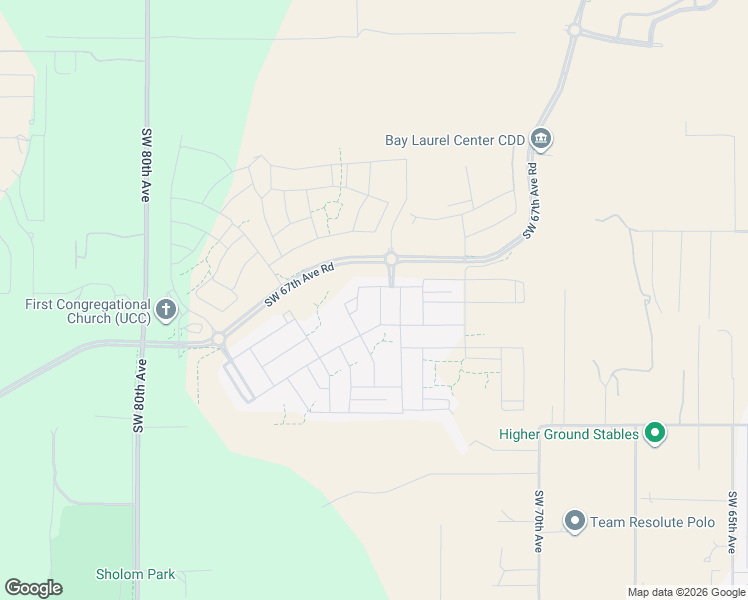 map of restaurants, bars, coffee shops, grocery stores, and more near 6650 Southwest 70th Avenue in Ocala