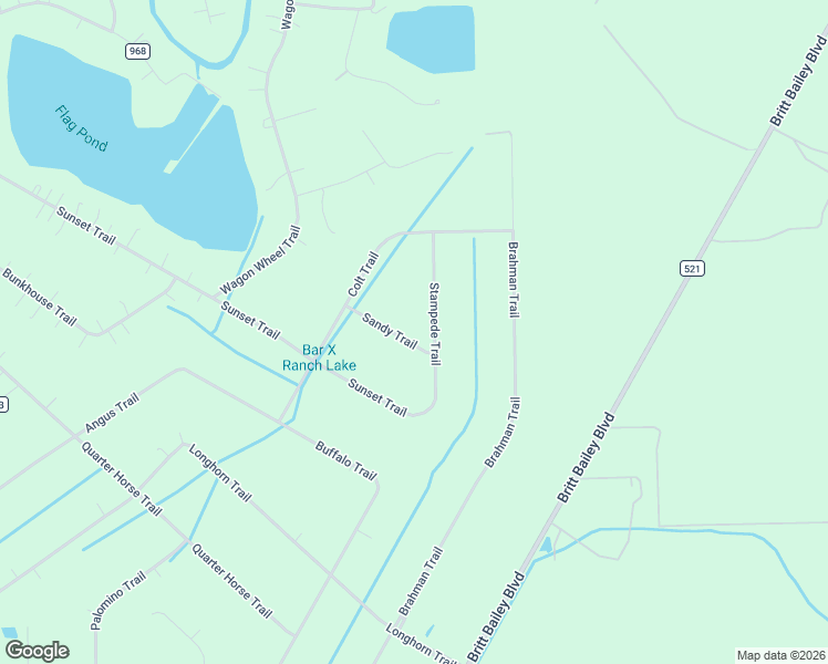 map of restaurants, bars, coffee shops, grocery stores, and more near 367 Sandy Trail in Angleton