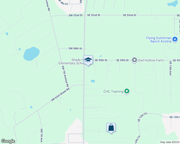 map of restaurants, bars, coffee shops, grocery stores, and more near 5959 South Magnolia Avenue in Ocala