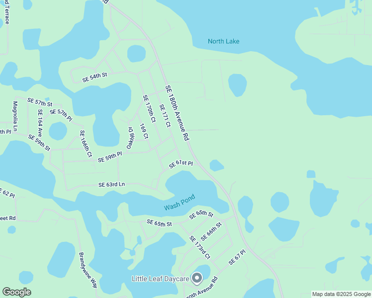 map of restaurants, bars, coffee shops, grocery stores, and more near 6030 Southeast 180th Avenue Road in Ocklawaha