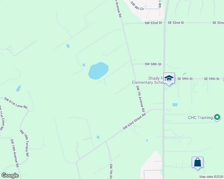 map of restaurants, bars, coffee shops, grocery stores, and more near 699 Southwest 59th Street in Ocala