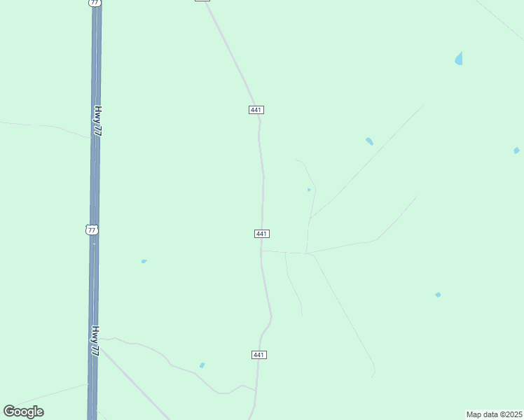 map of restaurants, bars, coffee shops, grocery stores, and more near County Road 441 in Lavaca County