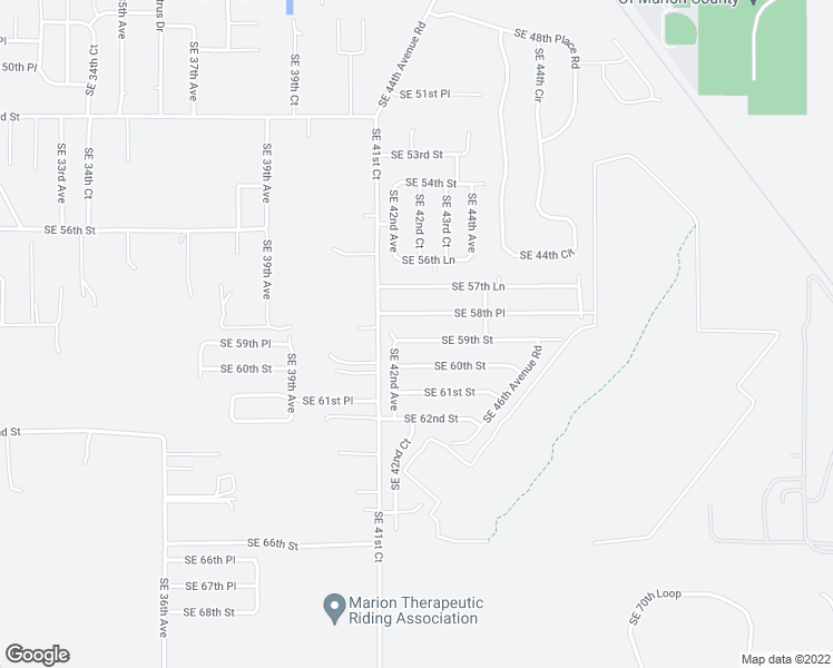 map of restaurants, bars, coffee shops, grocery stores, and more near 4225 Southeast 59th Street in Ocala