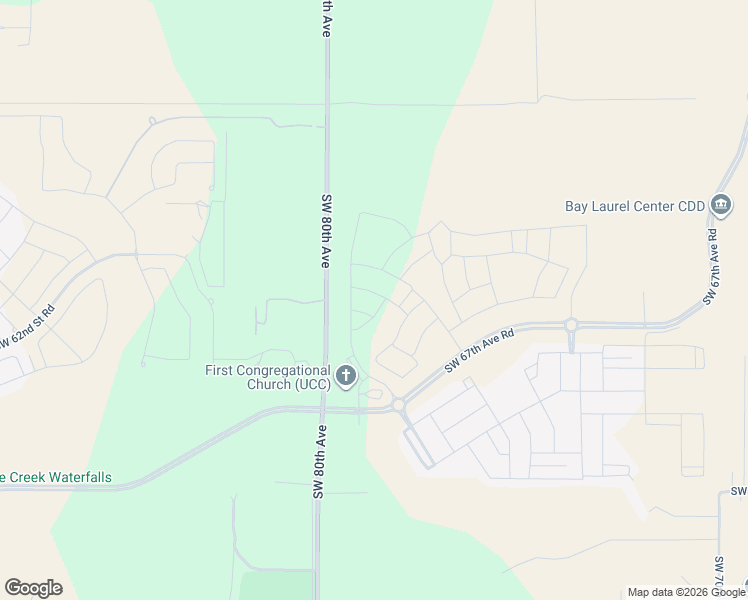 map of restaurants, bars, coffee shops, grocery stores, and more near 5950 Southwest 80th Avenue in Ocala