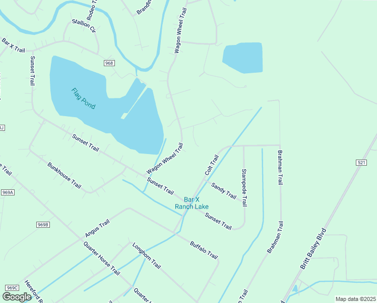 map of restaurants, bars, coffee shops, grocery stores, and more near 837 Wagon Wheel Trail in Angleton