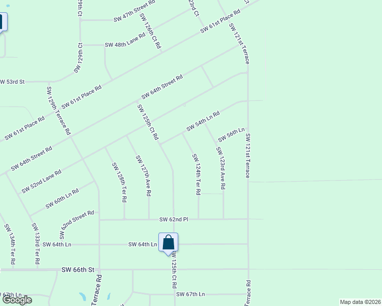 map of restaurants, bars, coffee shops, grocery stores, and more near 5835 Southwest 124th Terrace Road in Ocala