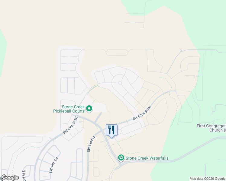 map of restaurants, bars, coffee shops, grocery stores, and more near 9670 South West 62nd Loop in Ocala