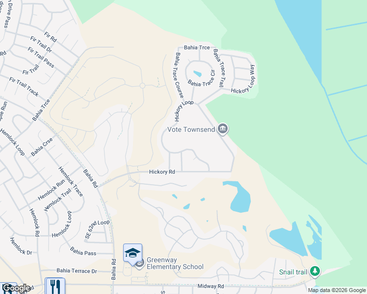 map of restaurants, bars, coffee shops, grocery stores, and more near 8 Hickory Loop Pass in Ocala