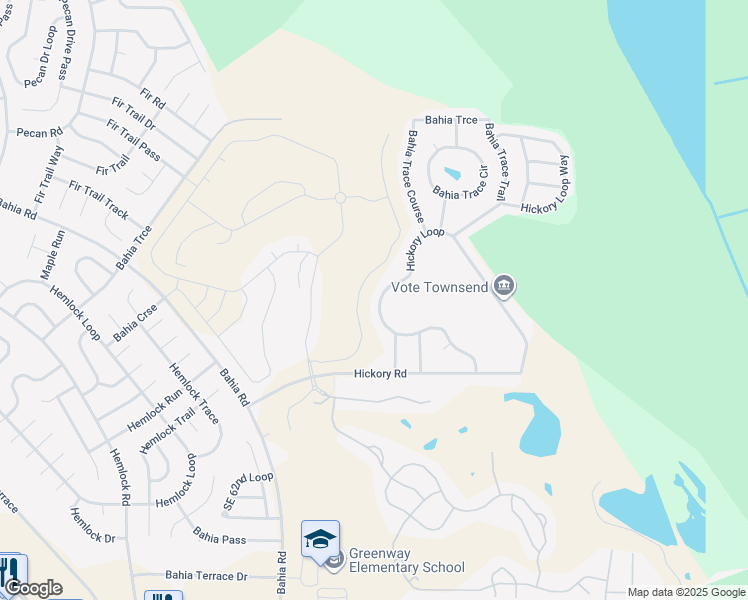 map of restaurants, bars, coffee shops, grocery stores, and more near 50 Hickory Loop in Ocala