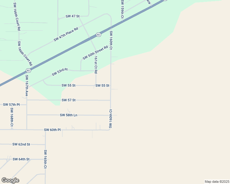 map of restaurants, bars, coffee shops, grocery stores, and more near 5667 Southwest 160th Court in Ocala