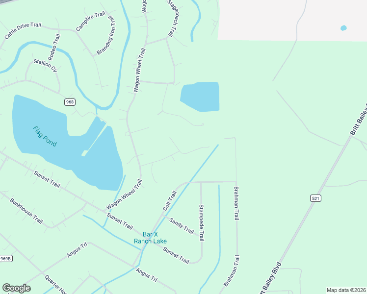 map of restaurants, bars, coffee shops, grocery stores, and more near 148 Trailblazer in Angleton