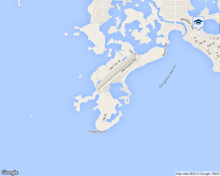 map of restaurants, bars, coffee shops, grocery stores, and more near 13451 Southwest Airport Road in Cedar Key