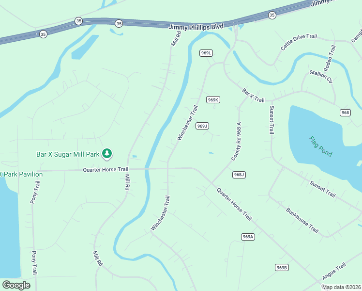 map of restaurants, bars, coffee shops, grocery stores, and more near 619 Winchester Trail in Angleton