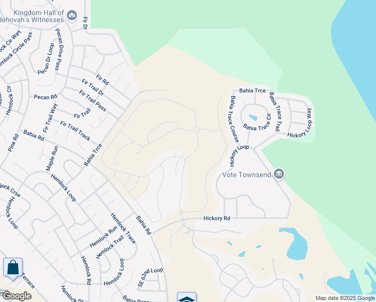 map of restaurants, bars, coffee shops, grocery stores, and more near 136 Hickory Course in Ocala