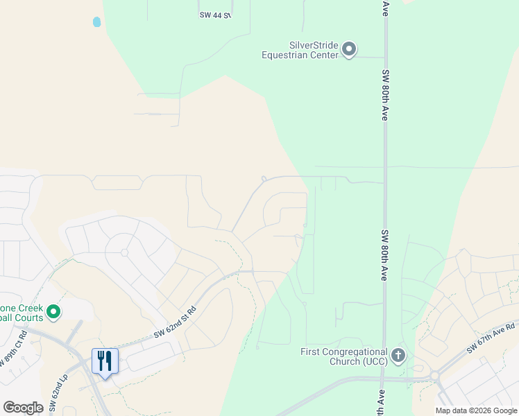 map of restaurants, bars, coffee shops, grocery stores, and more near Unnamed Road in Ocala