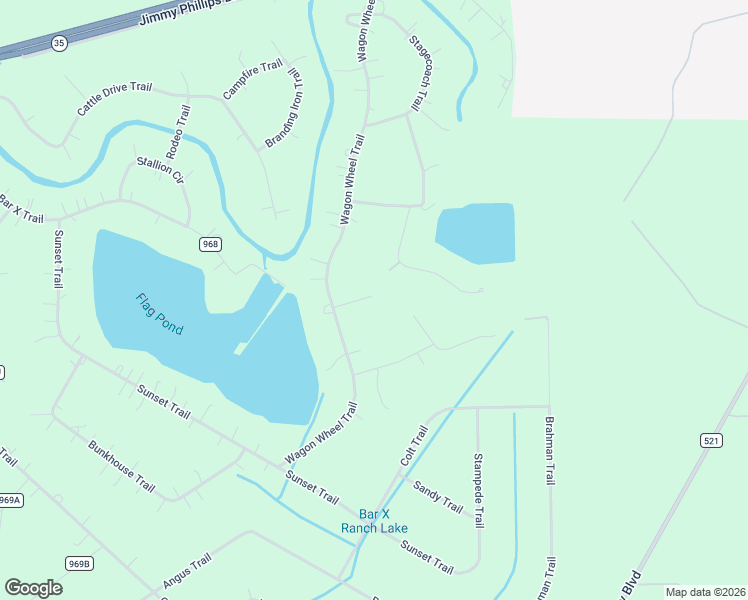 map of restaurants, bars, coffee shops, grocery stores, and more near 694 Lariat in Angleton