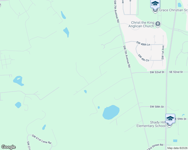 map of restaurants, bars, coffee shops, grocery stores, and more near 4986 Southwest 7th Avenue Road in Ocala