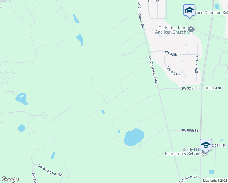 map of restaurants, bars, coffee shops, grocery stores, and more near 4986 Southwest 7th Avenue Road in Ocala