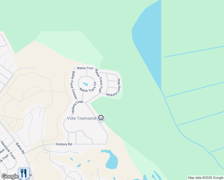 map of restaurants, bars, coffee shops, grocery stores, and more near 2 Hickory Loop Trace in Ocala