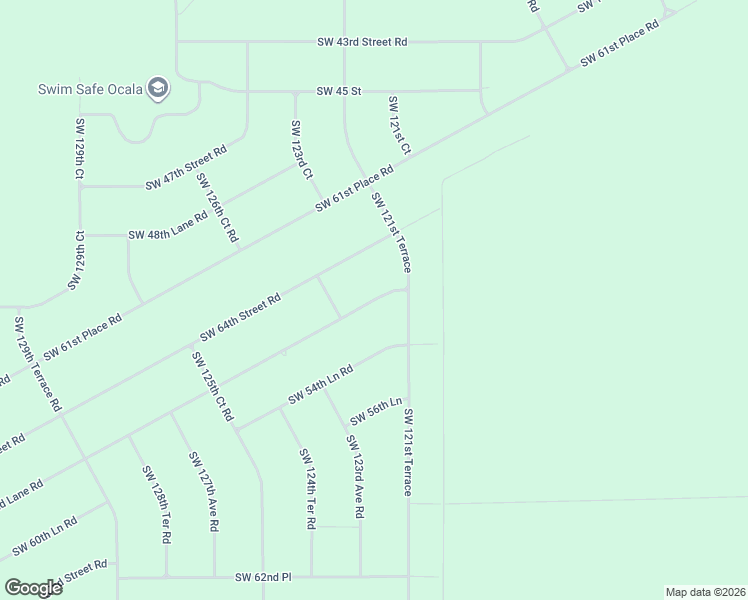 map of restaurants, bars, coffee shops, grocery stores, and more near 12186 Southwest 52nd Lane Road in Ocala