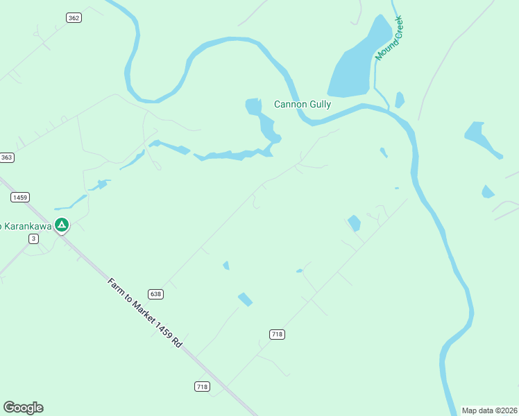 map of restaurants, bars, coffee shops, grocery stores, and more near 5279 County Road 638 in Sweeny