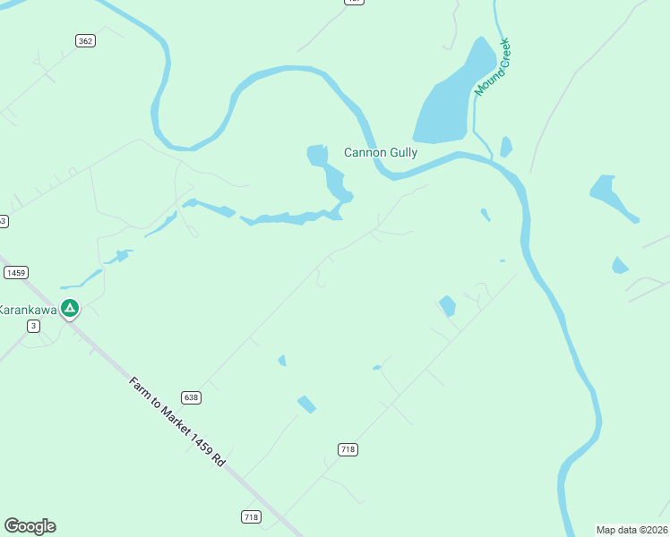 map of restaurants, bars, coffee shops, grocery stores, and more near 5279 County Road 638 in Sweeny