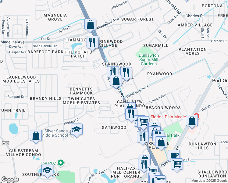 1040 Herbert Street, Port Orange FL Walk Score
