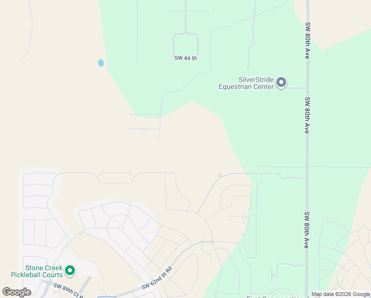 map of restaurants, bars, coffee shops, grocery stores, and more near 8675 Southwest 52 Street in Ocala